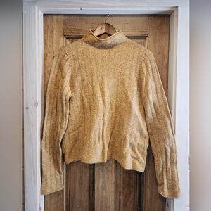Madewell Tan Turtleneck Sweater